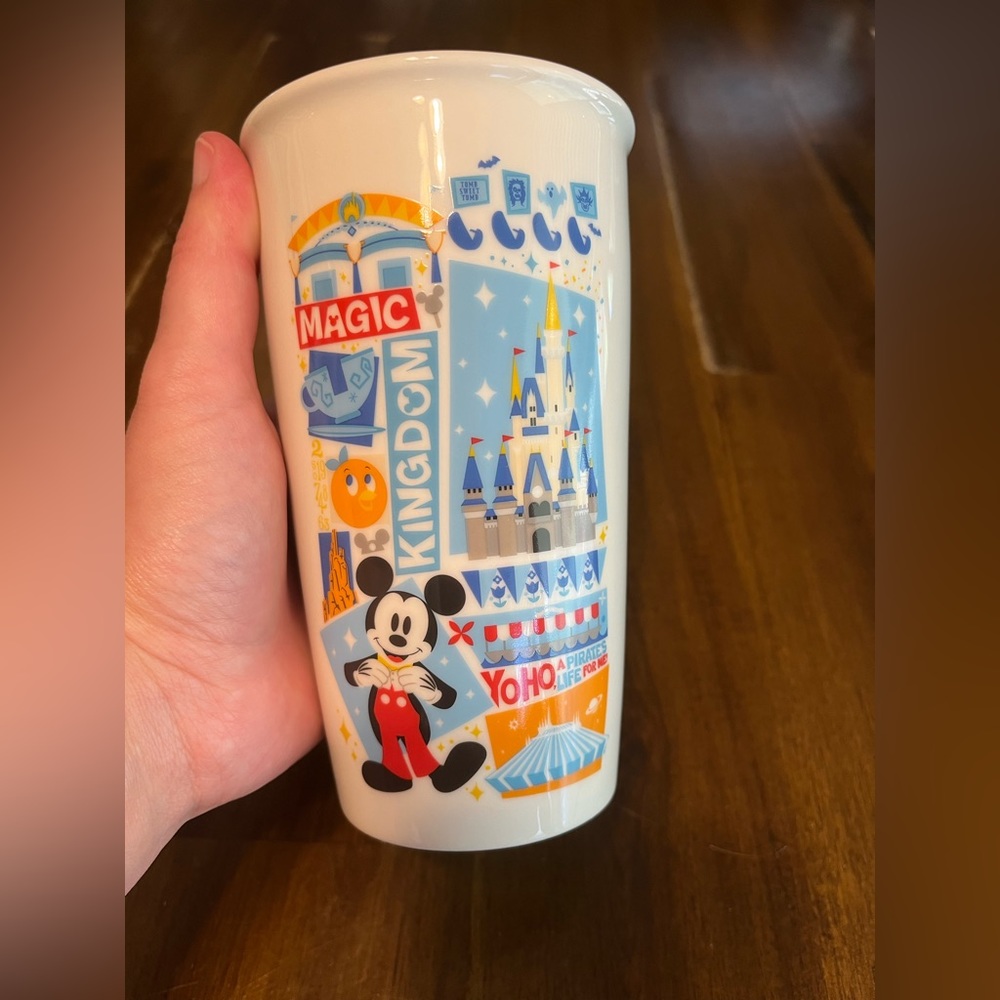Disney’s Magic Kingdom Starbucks LE Ceramic Travel Tumbler